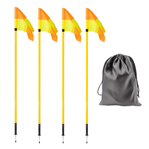 Poteau d'entraînement pour <span class=keywords><strong>terrain</strong></span> de football, drapeau d'angle de football, équipement de football scolaire, poteau d'obstacle - Product Image 5