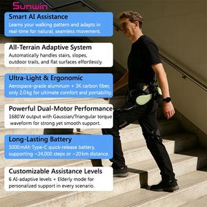 Nuovo Robot Esoscheletro 2026 per Assistenza alla Deambulazione, Dispositivo di Riabilitazione della Mobilità degli Arti Inferiori con Supporto al Passo AI per Anziani - Product Image 6