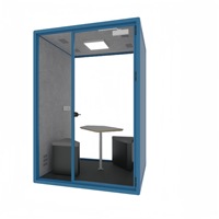 Chambre Intérieure Mobile Insonorisée Cabine Téléphonique Bureau Entrepôt Muet Isolation Bruit Studio Insonorisé Cosse Silencieuse