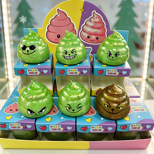 Squishy Caca Grinch à Rebond Lent, Jouet Squishy en Promotion, Squishy Grinch Amusant et Mignon pour Enfants - Product Image 5