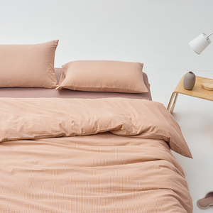 Parure de lit 4 pièces en Lyocell, mat, rafraîchissant, doux, faible rétrécissement, facile à laver, pratique, cadeau de mariage pour les jeunes mariés, idéal pour appartement - Product Image 6