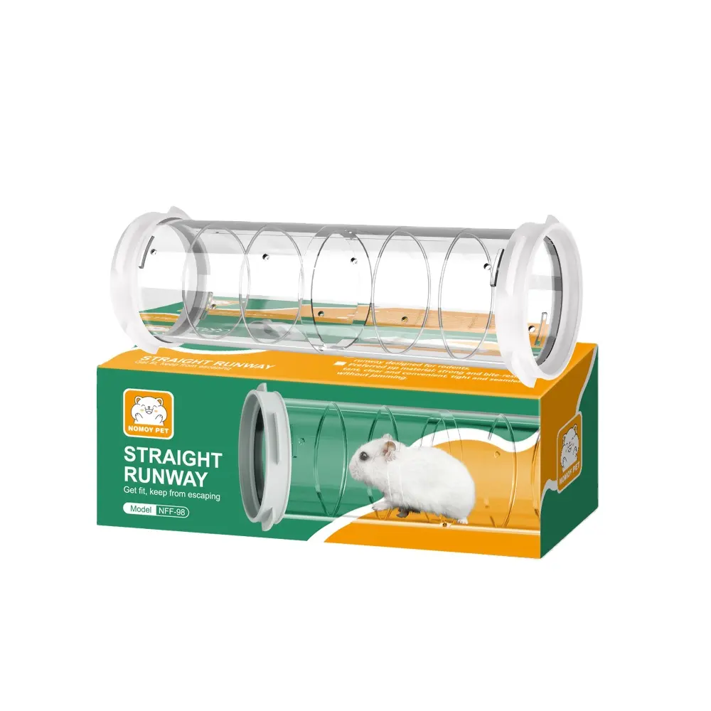 NOMOY PET novo hamster gaiola acessórios hamster tubos roedores pista túnel pet sport training pipeline NFF-98