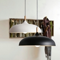 Moderne Simple Haute Qualité Décoration de La Maison salle à manger Cuisine Blanc Noir Dôme Pendentif Lumières