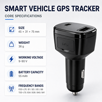 Localizador GPS 4G para Vehículos, Conexión Directa de Fábrica, Plug and Play, con Aplicación Gratuita, Plataforma Personalizada OEM/ODM e Integración API