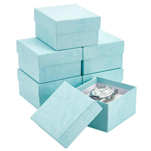 Y833 Bán Buôn Biểu Tượng Tùy Chỉnh Kraft Tông Đồng Hồ Lưu Trữ Hộp Đồng Hồ Sang Trọng Hộp Quà Tặng Với Vải Không Dệt Đệm Cho Quà Tặng Cho - Product Image 1