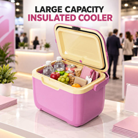 Glacière isotherme en plastique alimentaire avec intérieur hygiénique et couvercle sécurisé pour le stockage de boissons et de repas en extérieur – Vente en gros