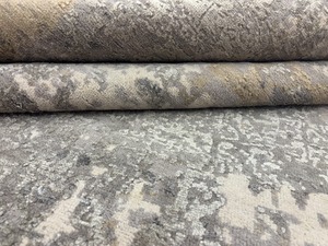 Alfombra de Lana y Seda Hecha a Mano en India, Abstracta, de Pelo Largo, de Lujo, Lavable, para Hogar, Auto, Sala de Estar y Dormitorio - Product Image 3