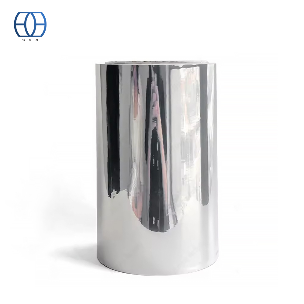 Metallized PP Self-Adhesive Label Roll Glossy Silver Film for Packaging and Printing Applications Waterproof and Tear Resistant
