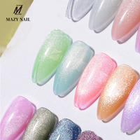 Ensemble de vernis à ongles magnétique holographique yeux de chat gel vernis à ongles brillant diamant paillettes gel avec aimant bâton