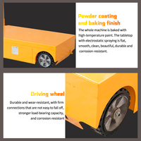 Chariot de manutention électrique JIALITE 500KG à plateforme plate en métal pour la logistique d'entrepôt