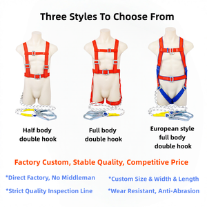 Harnais de sécurité industriel complet, harnais antichute, corde de sécurité, équipement de protection individuelle pour la protection contre les chutes de hauteur - Product Image 2
