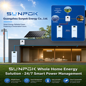 Batería de Almacenamiento de Energía Doméstica SUNPOK de 16 kWh, 51.2V 314Ah, Batería de Fosfato de Hierro y Litio LiFePO4 para Almacenamiento de Energía <span class=keywords><strong>Fotovoltaica</strong></span> - Product Image 2