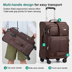 Hanke di Lusso borsa da <span class=keywords><strong>viaggio</strong></span> impermeabile dei bagagli dell'annata set filovia borsa da <span class=keywords><strong>viaggio</strong></span> d'affari valigia casella password - Product Image 6