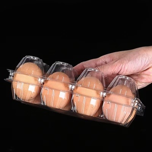 Vendita calda monouso trasparente per animali domestici in <span class=keywords><strong>plastica</strong></span> per imballaggio di uova all'ingrosso 12 pacchetti di <span class=keywords><strong>plastica</strong></span> per animali domestici porta uova di anatra - Product Image 4