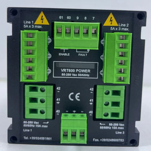 Controlador de Ventilador de 6 Canales VRT600 100% Original y Nuevo, Controlador de Temperatura LED para Refrigeración de Transformadores 85-250V AC - Product Image 2