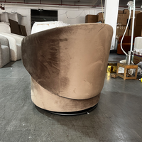 Fauteuil lounge au design abstrait, base circulaire empilable contemporaine, style pop art moderne, fauteuil d'appoint rembourré