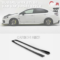 Extension de jupes latérales en fibre de carbone EPR 14-18 WRX STI S4 VAB A-VAB-SSX-VRS-18, finition ultra brillante, fixation par vis, kit carrosserie