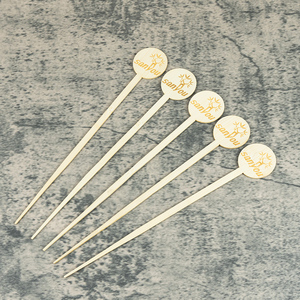 Bastoncini da tè in bambù usa e getta personalizzabili con logo, a basso MOQ, del marchio <span class=keywords><strong>San</strong></span> You, accessori per tè salutari - Product Image 3