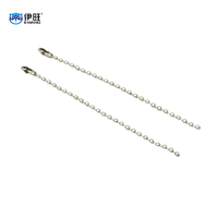 Chaîne à billes en métal EWANG de longueur 100mm avec connecteurs