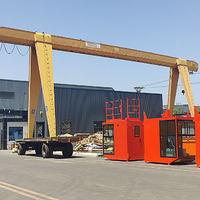 Pont roulant monopoutre compact M6 de 5 tonnes à déplacement sur rail, direct usine, pour atelier d'assemblage de composants