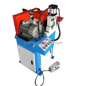 Automatic Hydraulic single end pipe bolt debur bevel machines Tube Metal Rod Chamfering Machine