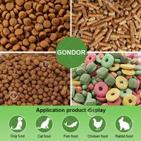 Ligne de produits de granulés d'animaux utilisés par perroquet Machine de fabrication automatique d'aliments pour poissons électriques pour l'alimentation des chiens