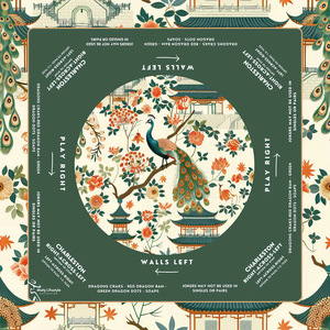 Tapis de jeu de Mahjong personnalisé, carré, pour voyage, avec tuiles de Mahjong et support en caoutchouc, idéal pour la maison et le <span class=keywords><strong>poker</strong></span> – Vente directe usine - Product Image 2