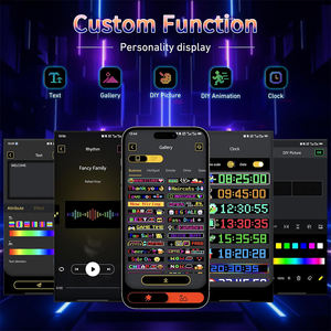 Panneau LED matriciel d'application <span class=keywords><strong>pour</strong></span> voiture, effet œil de démon clignotant, écran LED flexible, yeux de démon LED <span class=keywords><strong>pour</strong></span> voiture - Product Image 4