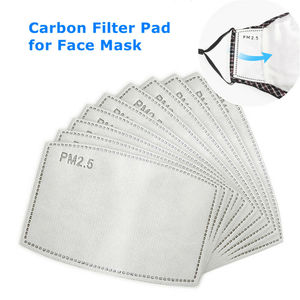 Reemplazable 5 capas de filtro de cara de Pad Pm2.5 con carbón activado polvo Pm <span class=keywords><strong>2</strong></span>,5 filtros y meltblown tela - Product Image 2