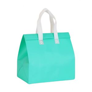 Sac isotherme personnalisé réutilisable, écologique, non tissé, thermoscellé, imprimé en héliogravure, résistant à l'humidité, pour la livraison de lait en supermarché - Product Image 2