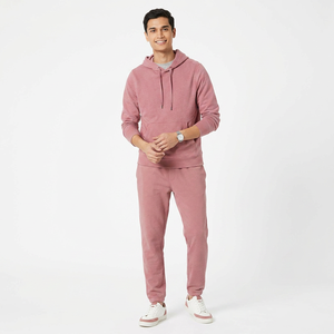 Men's <b>Thick</b> <b>Fleece</b> Pullover Hoodie Clush Industries Custom Logo Warm Winter Casual Style Long Sleeve Streetwear Plain Dyed Fit - Product Image 1