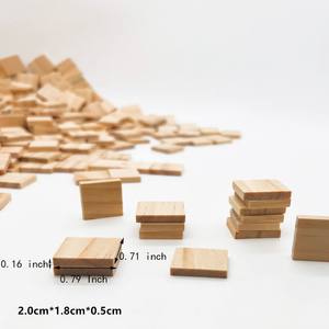200 pièces carreaux de <span class=keywords><strong>lettres</strong></span> vierges en <span class=keywords><strong>bois</strong></span> inachevé carreaux de Scrabbles vierges en <span class=keywords><strong>bois</strong></span> pour bricolage artisanat fournitures décoration - Product Image 3