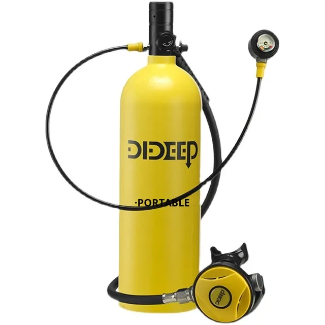 HY Sports 2L Portable Deep Diving Equipment Full Set Underwater for Oxygen Tank Special Fish Catching Tool Diving Respirator