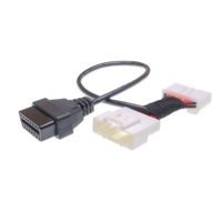 AOTAI 16PIN OBD2 Femelle à 26PIN Tesla OBD Adaptateur Câble Lecteur de Code pour Tesla Model 3 & Y 2019 à 2021 Build