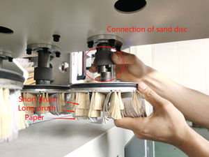 Levigatrice e lucidatrice per spazzole per <span class=keywords><strong>legno</strong></span> per impieghi gravosi per pannelli in <span class=keywords><strong>legno</strong></span> - Product Image 6