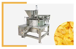 เครื่องผลิตกล้วยฉาบอัตโนมัติเต็มรูปแบบ สายการผลิตกล้วยทอดกรอบ เครื่องทำกล้วยกรอบ - Product Image 6