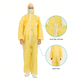 ผ้าคลุมกันฝุ่นแบบใช้แล้วทิ้งทำจากโพลีเอทิลีนเคลือบ PE ปรับแต่งได้ - Product Image 1