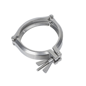แคลมป์สูญญากาศ Chengjia Kf แคลมป์ท่อ SS304 ทนการกัดกร่อน Kf80 Kf100 Kf160 Kf200 - Product Image 4