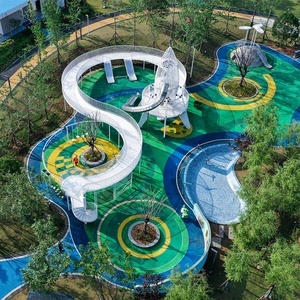 Grand équipement d'amusement extérieur toboggans en <span class=keywords><strong>acier</strong></span> inoxydable toboggan domestique grand équipement d'amusement extérieur toboggan de parc à thème - Product Image 1