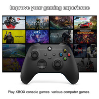 Control de Juego Ergonómico Inalámbrico YUXU USB 2.4G con Joystick Doble y Vibración para PC, Android TV Box y Consola Retro