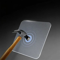 Tapis de Souris en Verre Photovoltaïque Trempé Transparent Style Chinois Chic pour Gaming et Bureau – Prise en Charge de la Production de Motifs Personnalisés