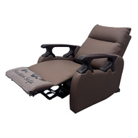 Juego de Sofás de Cuero Sintético Eléctrico - Sofá Reclinable Convertible Moderno para Hospital y Sala de Estar