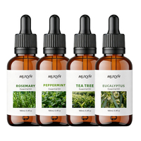 Huile Essentielle Naturelle pour le Corps 100ml – Citron, Romarin, Menthe, Pamplemousse, Bois de Santal, Rose, Lavande – Parfum Éclaircissant Anti-Âge Personnalisé