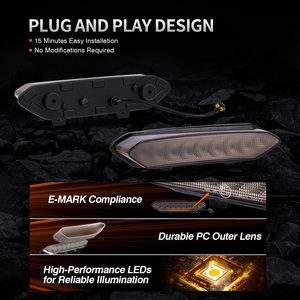 Luz Trasera LED Ahumada Emark para Yamaha <span class=keywords><strong>Raptor</strong></span> <span class=keywords><strong>700</strong></span>/700R 2006-2018, YFZ450R YFZ450X 2009-2018, Piezas de Luz de Freno Trasera para ATV <span class=keywords><strong>4X4</strong></span> - Product Image 5