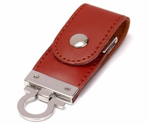 Clé USB en cuir PU la plus vendue, 8 Go, 4 Go, 16 Go, 32 Go, 64 Go, clé USB en forme de clé, clé USB en forme de clé - Product Image 2