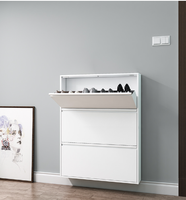 Meuble de rangement mural en métal pour chaussures Armoire de rangement pour chaussures en acier Armoire de rangement pour chaussures Boîte design meubles