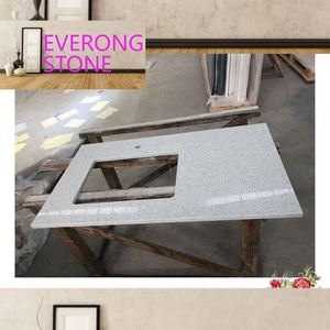 Nhà bếp pha lê Vỏ Trắng thạch anh Countertop - Product Image 2