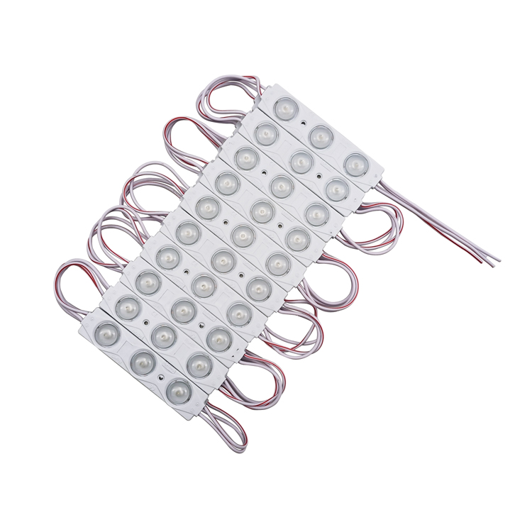 5630 Светодиодный модуль 12 В 3 светодиода с объективом 1,5 Вт высокая яркость водонепроницаемый впрыскиваемый SMD светодиодный модуль для лайтбокса