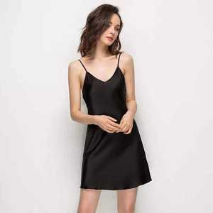 Vestido de seda de lujo 100%, ropa de dormir de seda pura, vestidos de seda para mujer - Product Image 5