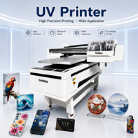 Imprimante UV 3D à texture pour broderie et impression de badges, imprimante UV à plat 6090 à 3 têtes i3200 pour Epson, pour patchs TPU personnalisés